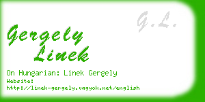 gergely linek business card